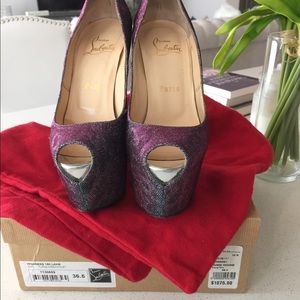 CL Highness 160 Lame turquoise/violet leopard